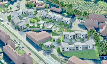 computer generated graphic of proposed development