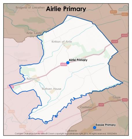 Airlie Primary School catchment area