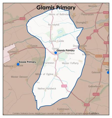 Glamis Primary School catchment area