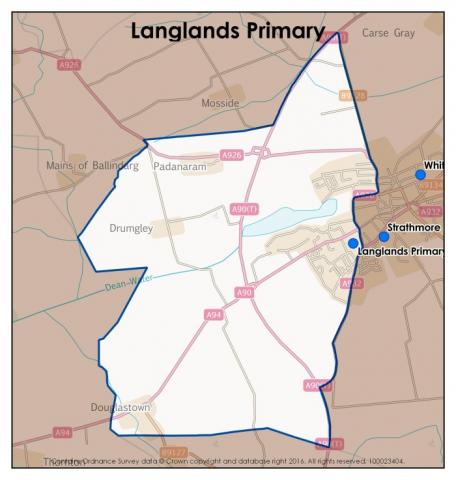 Langlands Primary School catchment area