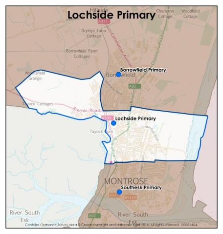 Lochside Primary School catchment area