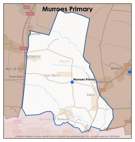 Murroes Primary School catchment area