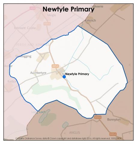 Newtyle Primary School catchment area