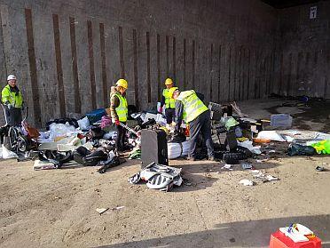 recyclables skip