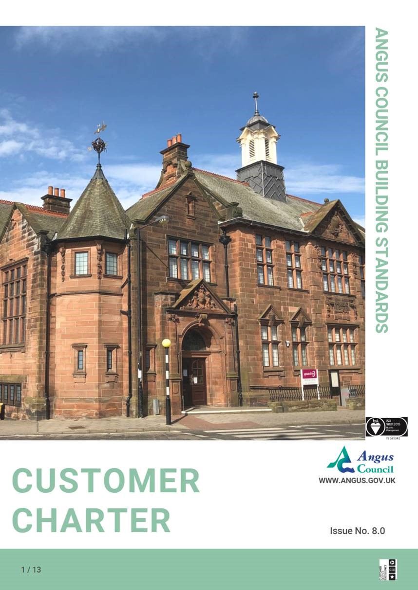 Building standards customer charter cover
