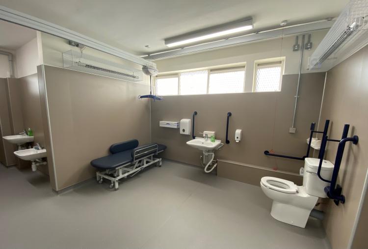 Inside the Changing Places toilet facility