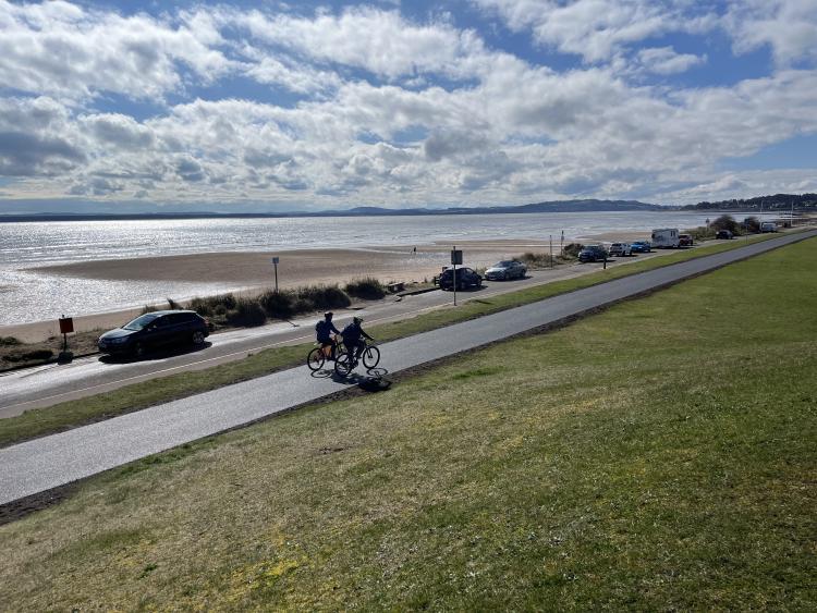 Image of cycle path in Monifieth