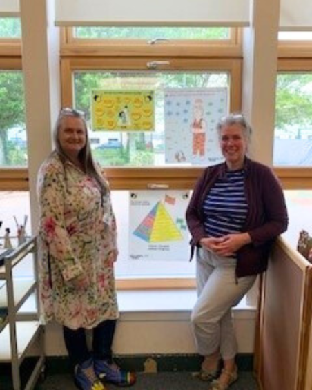 Kate and Sarah, Family Nurture Support Workers, Angus Council