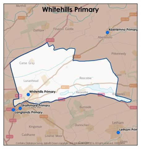 Whitehills Primary School catchment area