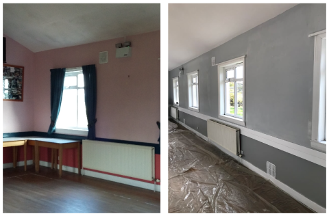 Aberlemno Hall before and after