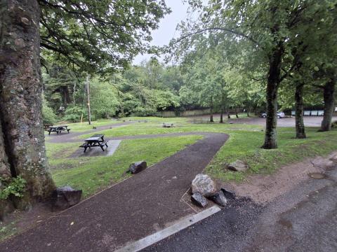 Improvements at Milton of Clova car park